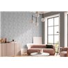 Papeldecor|Tapete Muster Geometrisch Grau Metallisch|Tapeten