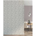 Papeldecor|Papel pintado patrón geométrico gris metalizado|Papel Pintado