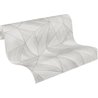Papeldecor|Tapete Muster Geometrisch Grau Metallisch|Tapeten