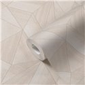 Papeldecor|Tapete Geometrisch Modern Beige und Weiß|Tapeten