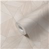 Papeldecor|Tapete Geometrisch Modern Beige und Weiß|Tapeten