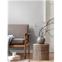 Papeldecor|Light Gray Textile Effect Wallpaper|Wallpaper