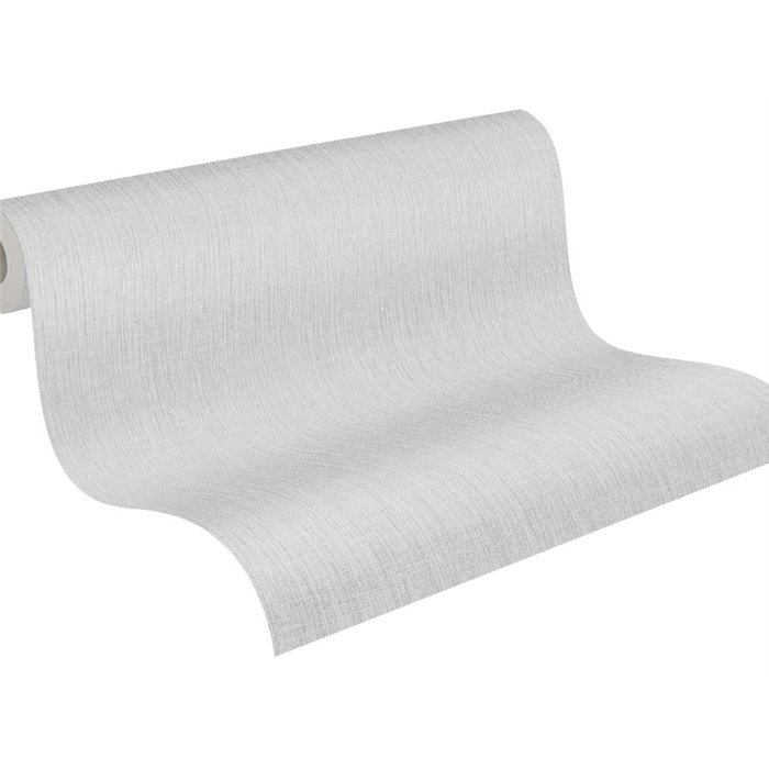 Papeldecor|Light Gray Textile Effect Wallpaper|Wallpaper