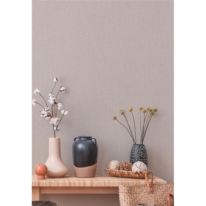 Papel pintado beige atemporal efecto textil - Papeldecor Vortex 2027379525