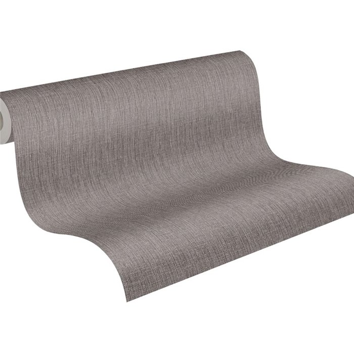 Papeldecor|Brown Solid Color Textile Effect Wallpaper|Wallpaper