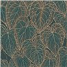Papeldecor|Papier peint floral moderne marron et vert|Papier Peint