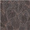 Papeldecor|Papier peint moderne fleurs marron et noir|Papier Peint