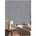 Papeldecor|Papier peint moderne fleurs gris et argenté|Papier Peint
