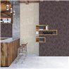 Papeldecor|Papier peint moderne en raphia teinte beige et gris|Papier Peint