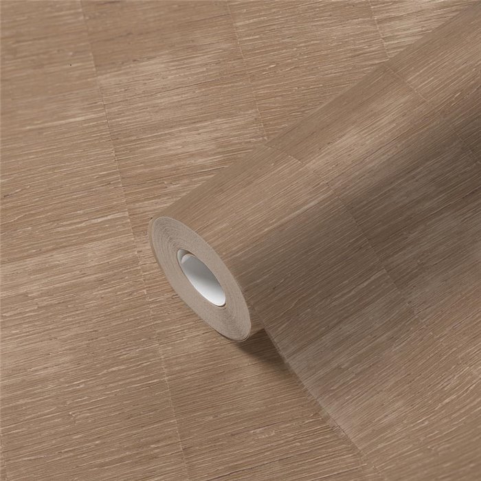 Papeldecor|Tapete Orientalischer Stil Raffia gefärbt Beige Braun|Tapeten