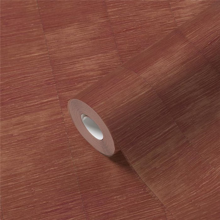 Papeldecor|Tapete Effekt Raffia Orange und Rot|Tapeten