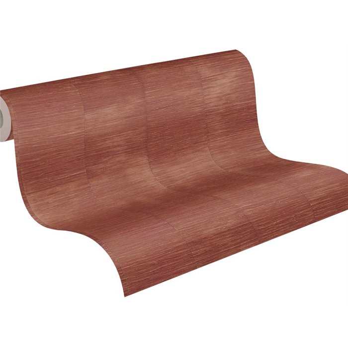 Papeldecor|Papier peint effet raphia orange et rouge|Papier Peint