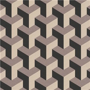 Papeldecor|Papier peint géométrique style moderne blanc et gris|Papier Peint