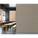Papeldecor|Papier peint rétro moderne motif géométrique métallisé|Papier Peint