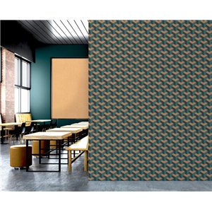 Casamance|Papier peint fleurs noir et gris superposées|Papier Peint 2