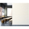 Papeldecor|Papel pintado geométrico estilo moderno blanco y gris|Papel Pintado