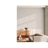 Papeldecor|Papier peint géométrique style moderne blanc et gris|Papier Peint