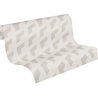 Papeldecor|Papier peint géométrique style moderne blanc et gris|Papier Peint