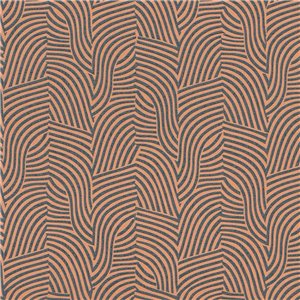 Casadeco|3D wallpaper with brown geometric polygons|Wallpaper