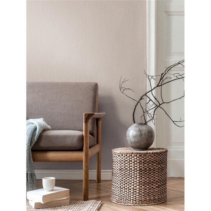 Papeldecor|Papel pintado falso liso beige efecto textil|Papel Pintado