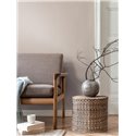 Papeldecor|Faux Smooth Beige Textile Effect Wallpaper|Wallpaper