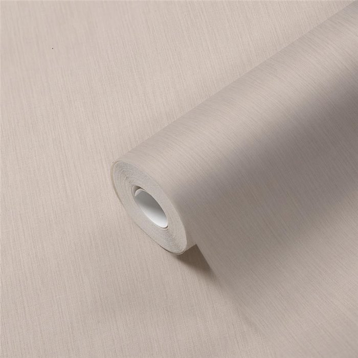 Papeldecor|Faux Smooth Beige Textile Effect Wallpaper|Wallpaper