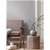 Papeldecor|Papier peint faux uni gris effet textile|Papier Peint