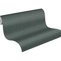Papeldecor|Solid Green Textile Effect Wallpaper|Wallpaper