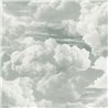 Papeldecor|Fluffy Clouds White and Gray Wallpaper|Wallpaper