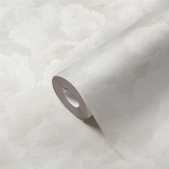 Papeldecor|Papel pintado nubes esponjoso blanco crema|Papel Pintado