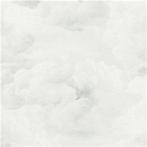 Papeldecor|Fluffy Clouds White and Gray Wallpaper|Wallpaper