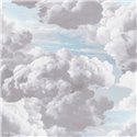 Papeldecor|Tapete Wolken Blau und Grau, Stil Sophisticated|Tapeten