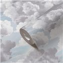 Papeldecor|Tapete Wolken Blau und Grau, Stil Sophisticated|Tapeten