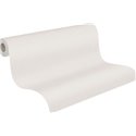 Papeldecor|Tapete Uni Gestreift Weiß Creme|Einfarbige Farben