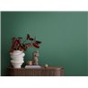 Papeldecor|Plain Striped Green Wallpaper|Solid Colors