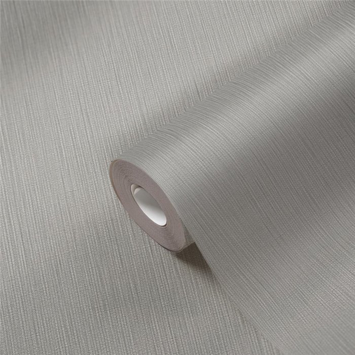 Papeldecor|Papier peint faux uni rayé gris|Couleurs Unies