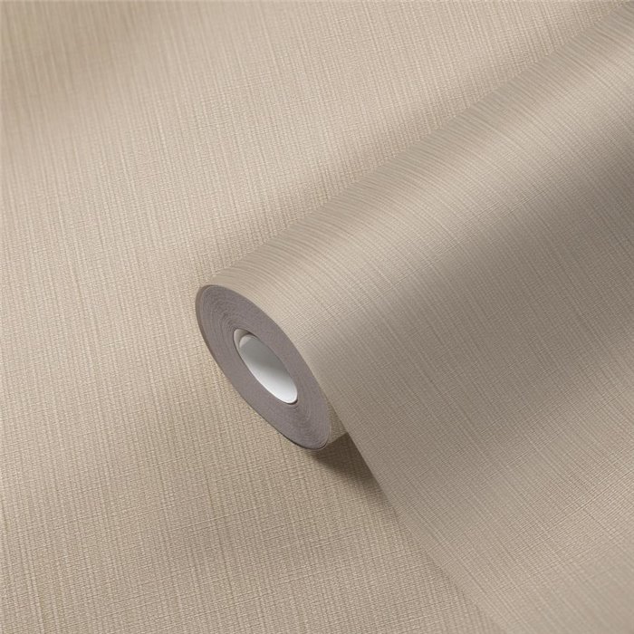Papeldecor|Plain Beige Striped Wallpaper|Solid Colors