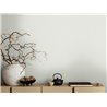Papeldecor|Plain White and Gray Striped Wallpaper|Solid Colors