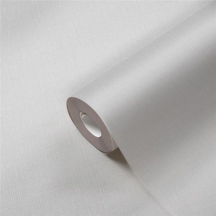 Papeldecor|Tapete Uni Gestreift Weiß und Grau|Einfarbige Farben