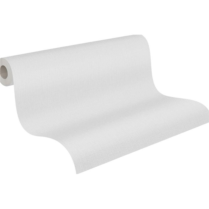 Papeldecor|Tapete Uni Gestreift Weiß und Grau|Einfarbige Farben