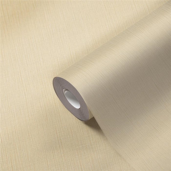 Papeldecor|Papier peint uni jaune et beige rayé|Couleurs Unies