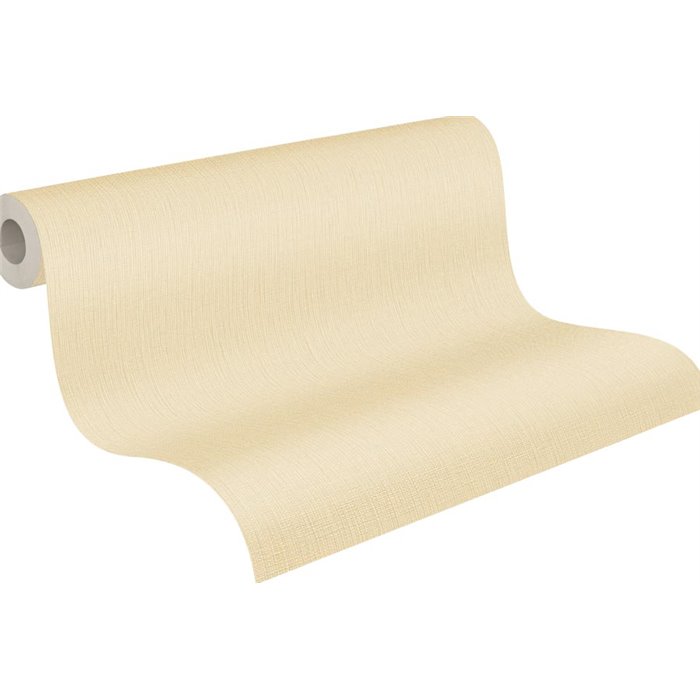 Papeldecor|Papier peint uni jaune et beige rayé|Couleurs Unies