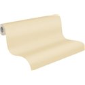 Papeldecor|Plain Yellow and Beige Striped Wallpaper|Solid Colors