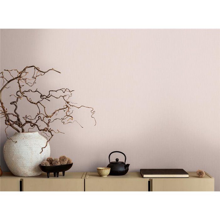 Papeldecor|Plain Textured Pink Wallpaper|Solid Colors