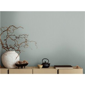 Casadeco|Papier peint uni effet tissu marron foncé|Couleurs Unies 2