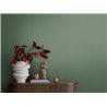 Papeldecor|Papier peint uni vert rayé avec texture|Couleurs Unies