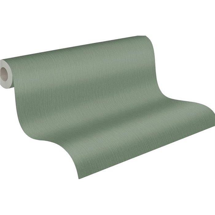 Papeldecor|Papier peint uni vert rayé avec texture|Couleurs Unies