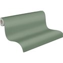 Papeldecor|Plain Textured Green Striped Wallpaper|Solid Colors