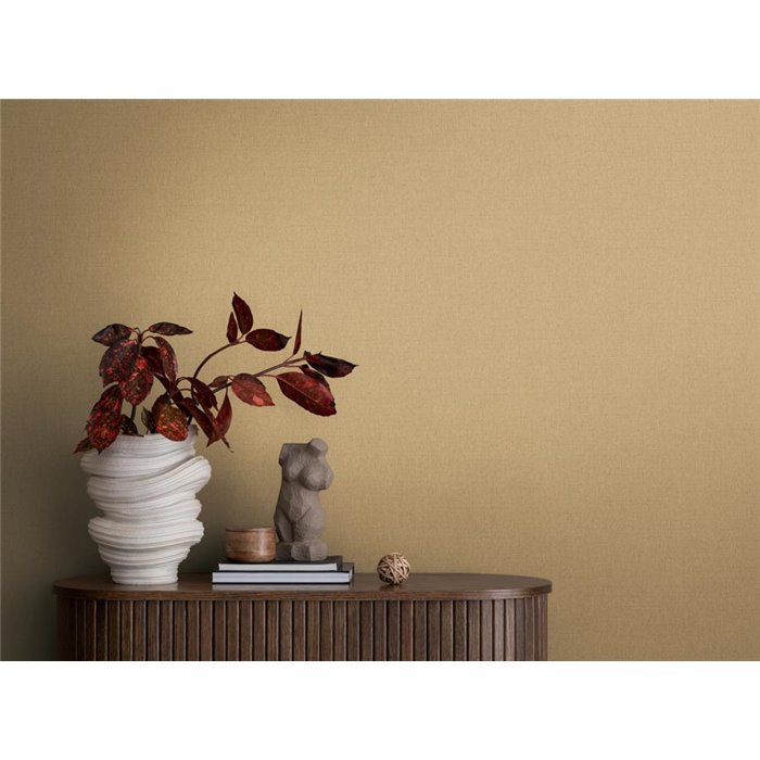 Papeldecor|Plain Beige and Gold Textured Wallpaper|Solid Colors