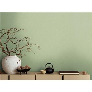 Papeldecor|Papier peint floral de style oriental avec des cerisiers japonais verts clairs|Papier Peint 2